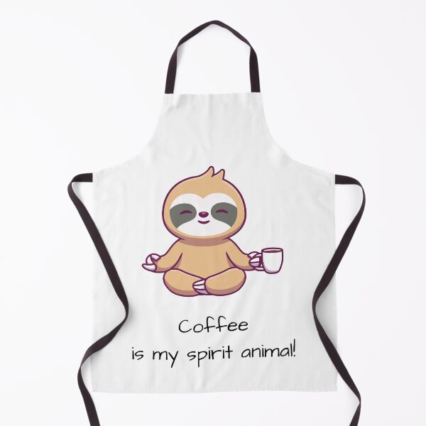 Item preview, COFFEE IS MY SPIRIT ANIMAL | SLOTHING designed and sold by MUDUGAMU.