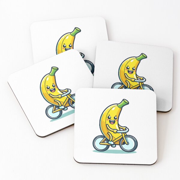 Artikelvorschau, Cycling Banana - Lustige und skurrile Fruchtfigur entworfen und verkauft von Akioos.