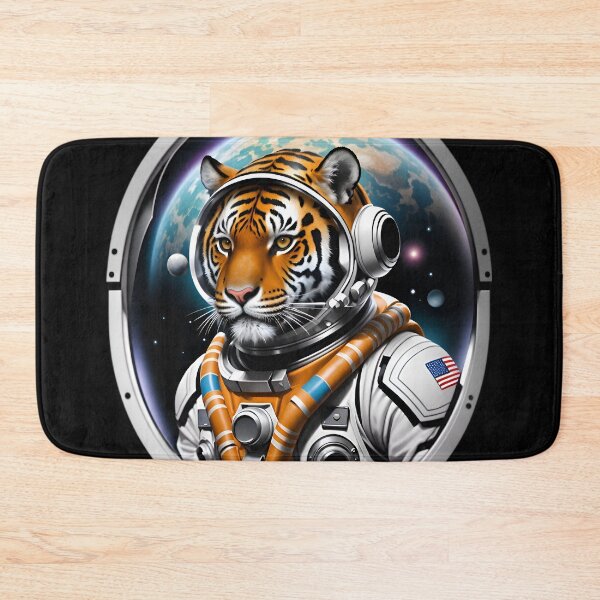 Item preview, Cool Tiger Astronaut In Space designed and sold by TheArtOfPat.