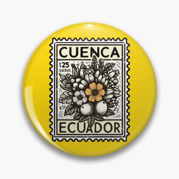 Item preview, Vintage Postage Stamp Flores Cuenca, Ecuador designed and sold by marilustrado.
