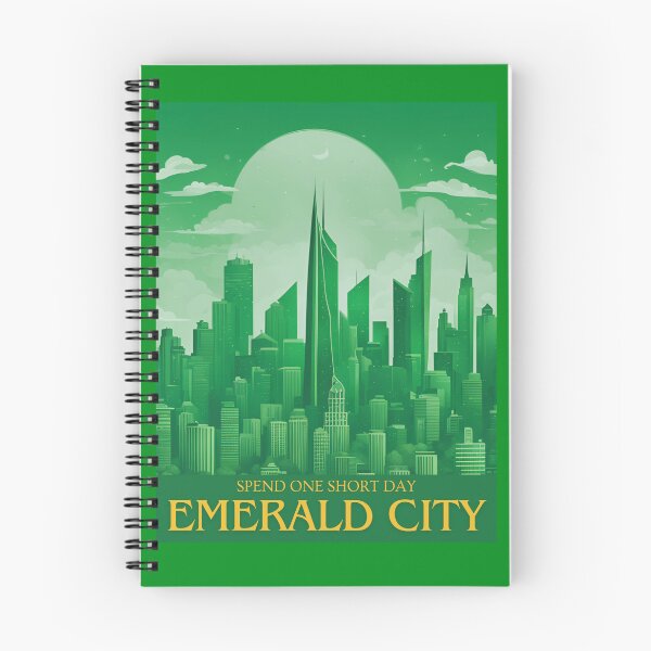 Item preview, Emerald City Vintage Travel Poster designed and sold by yinzgotstickers.
