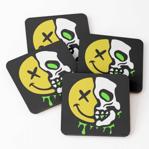 Item preview, Trippy Skull aesthetic smiley face designed and sold by ZillyDesign99.