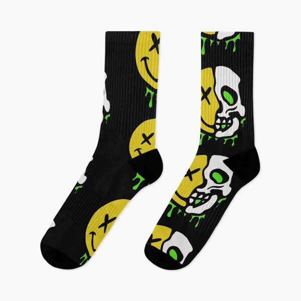 Item preview, Trippy Skull aesthetic smiley face designed and sold by ZillyDesign99.