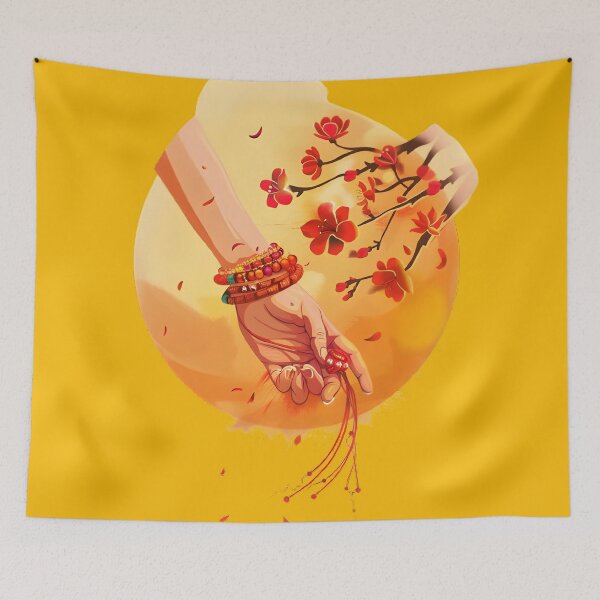 Item preview, Happy Raksha Bandhan designed and sold by BasedCanvas.