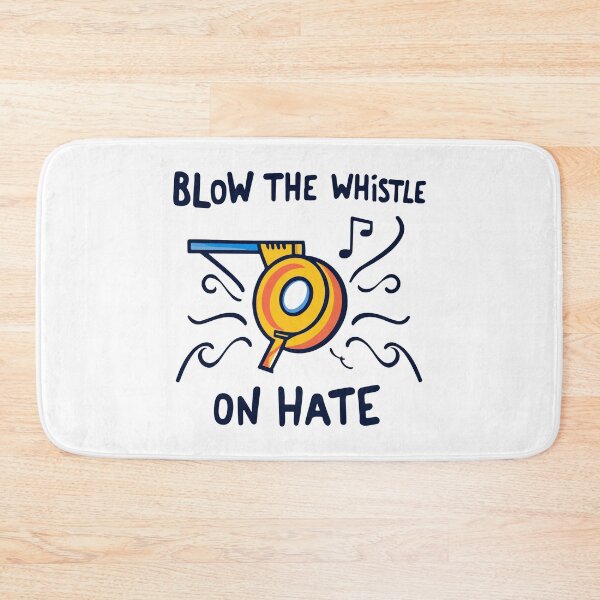 Item preview, Blow the Whistle on Hate - Rugby Advocacy Illustration designed and sold by NiftyWrx.