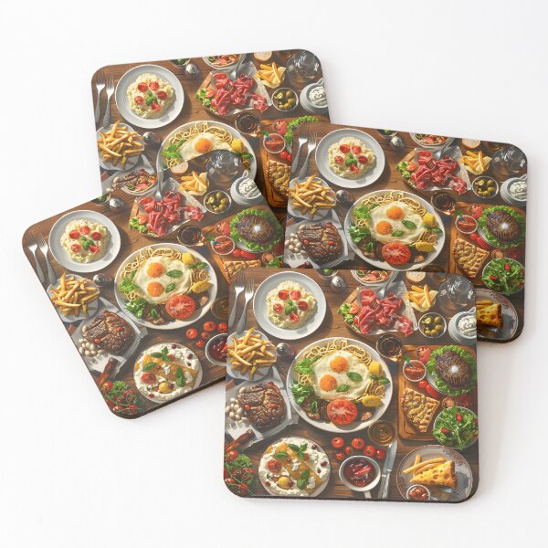 Item preview, Food on the dining table. designed and sold by kizenya.
