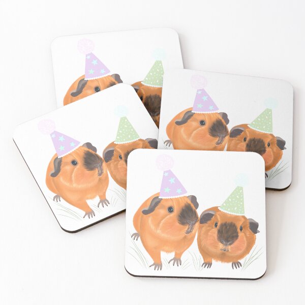 Item preview, Guinea Pigs in Party Hats  designed and sold by BlossomandIvy.