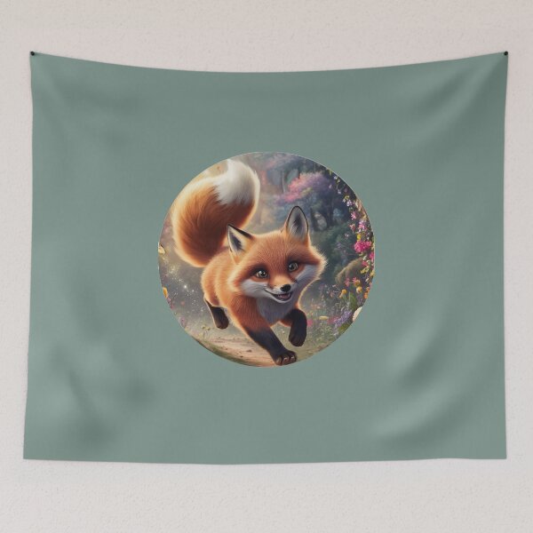 Item preview, Happy fox in the magic forest designed and sold by McVrax.