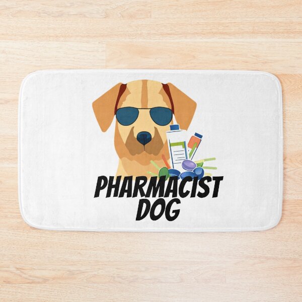 Item preview, pharmacist dog designed and sold by Maker Magia.