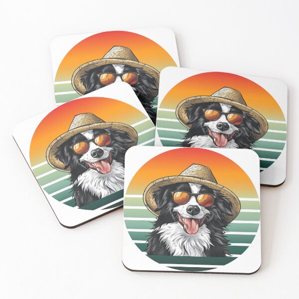 Item preview, Border Collie Summer  designed and sold by NicolasGlowArt.