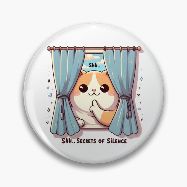 Item preview,  Cat says Shhh... secrets of silence  designed and sold by Coollzone.