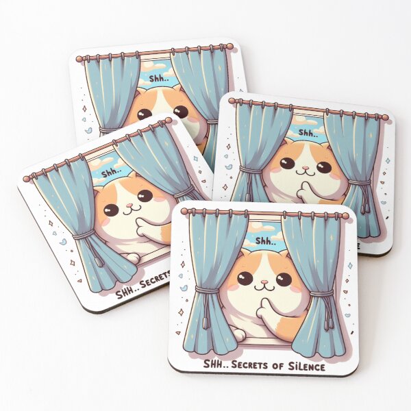 Item preview,  Cat says Shhh... secrets of silence  designed and sold by Coollzone.