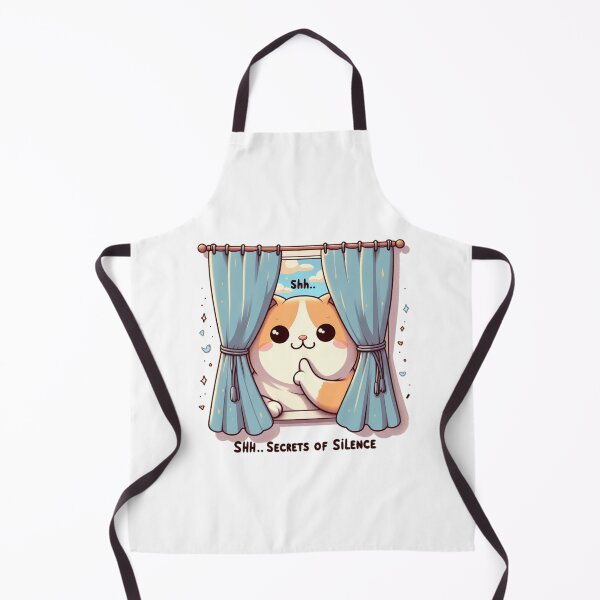 Item preview, Cat says Shhh... secrets of silence designed and sold by Coollzone.