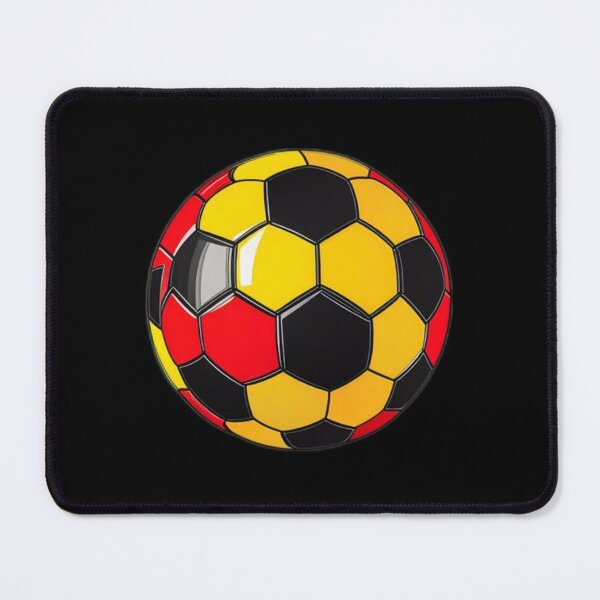 Item preview, Football black red yellow designed and sold by yaakura.