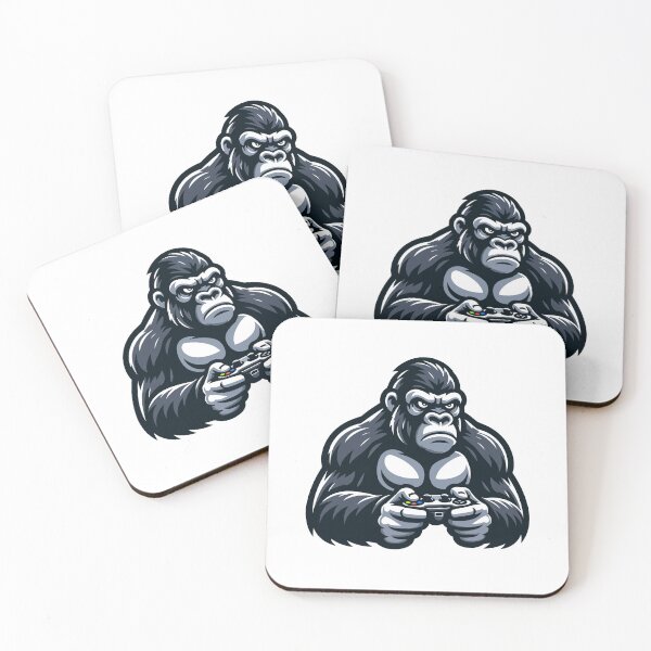 Item preview, Gamer Gorilla with Controller - Intense and Fun Gaming designed and sold by Akioos.