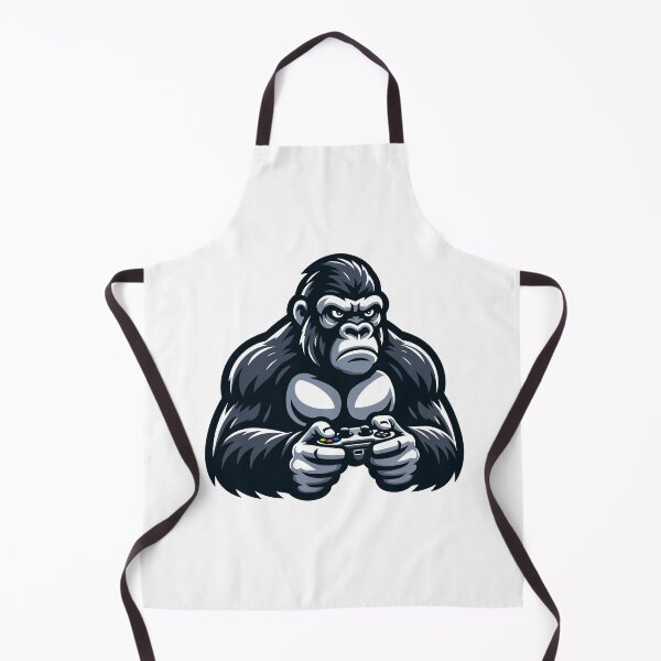 Item preview, Gamer Gorilla with Controller - Intense and Fun Gaming designed and sold by Akioos.