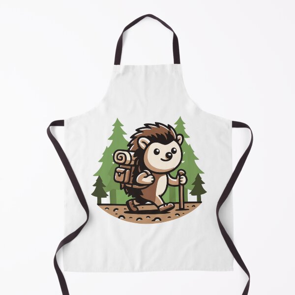 Item preview, Hiking Hedgehog with Backpack - Fun and Adventurous Animal designed and sold by Akioos.