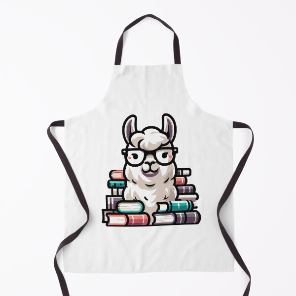 Item preview, Bookworm Llama with Glasses - Fun and Smart Animal designed and sold by Akioos.