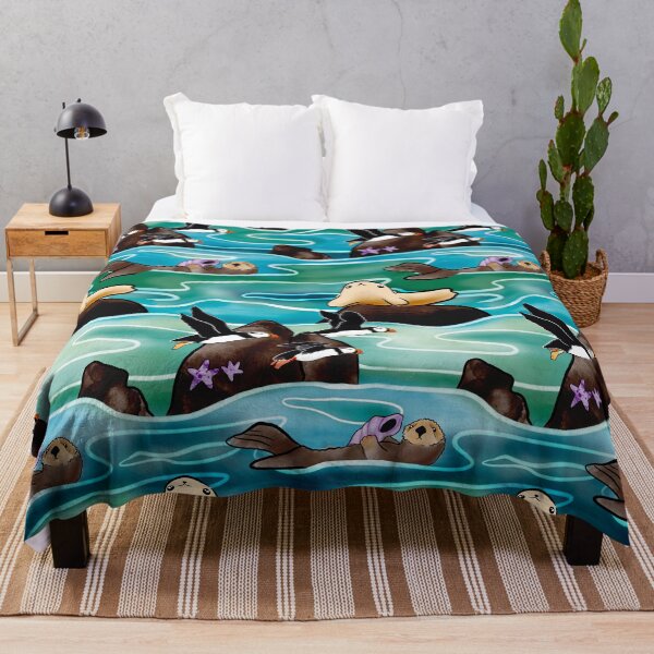 Item preview, Swimming in the Salish Sea Cute Ocean Animals Watercolor designed and sold by Valerie Englehart.