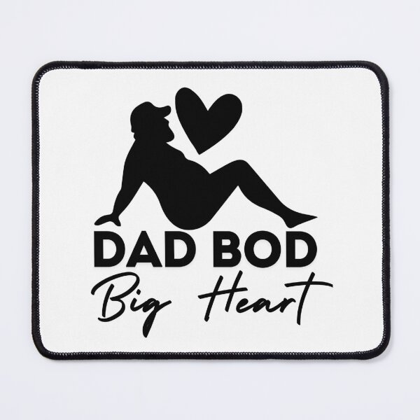 Item preview, Funny Fathers Day Dad Bod big heart Father Figure Funny Papa designed and sold by MotivaChic.