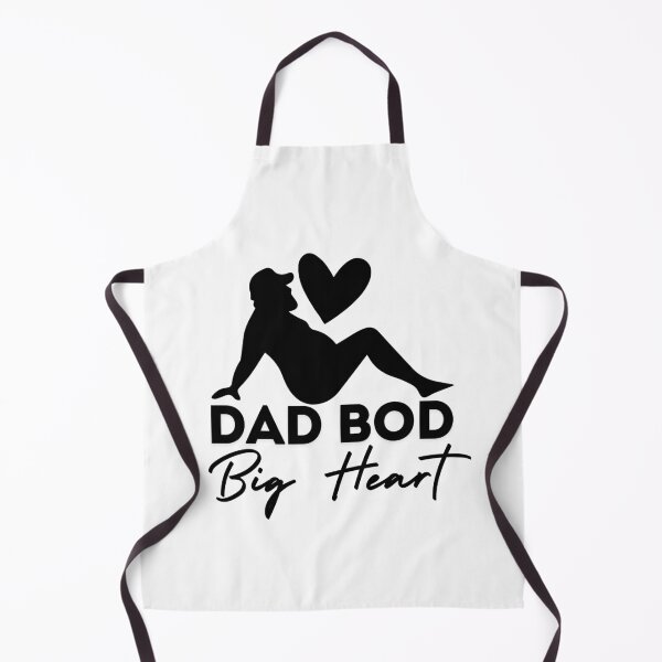 Item preview,  Funny Fathers Day  Dad Bod big heart Father Figure Funny Papa  designed and sold by MotivaChic.
