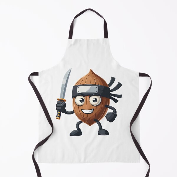 Item preview, Ninja Coconut with Sword - Fun and Quirky Character designed and sold by Akioos.
