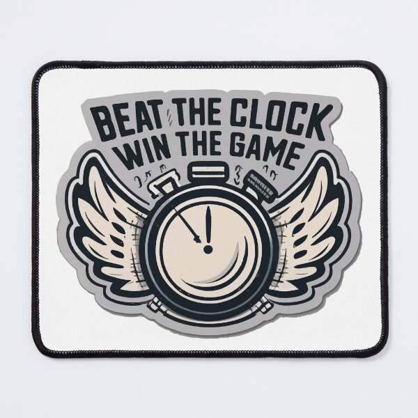Item preview, Rugby Stopwatch Wings - Beat the Clock, Win the Game designed and sold by NiftyWrx.
