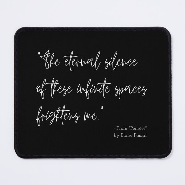 Item preview, A Quote about Loneliness from "Pensées" by Blaise Pascal designed and sold by Poemit.