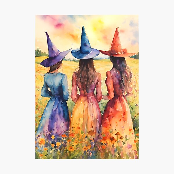 The Summer Witches - by Lyra the Lavender Witch Photographic Print