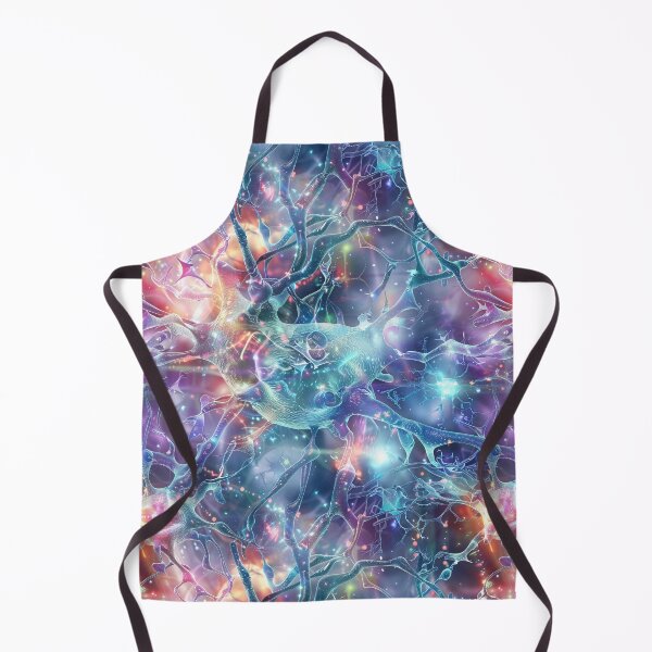 Item preview, Geeky Nerdy Glowing Rainbow Neural Network Synapses designed and sold by GroovyPixels.