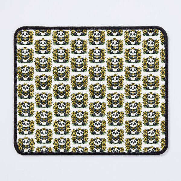 Item preview, Adorable Panda with Sunflowers - Cute and Cheerful Animal designed and sold by Akioos.
