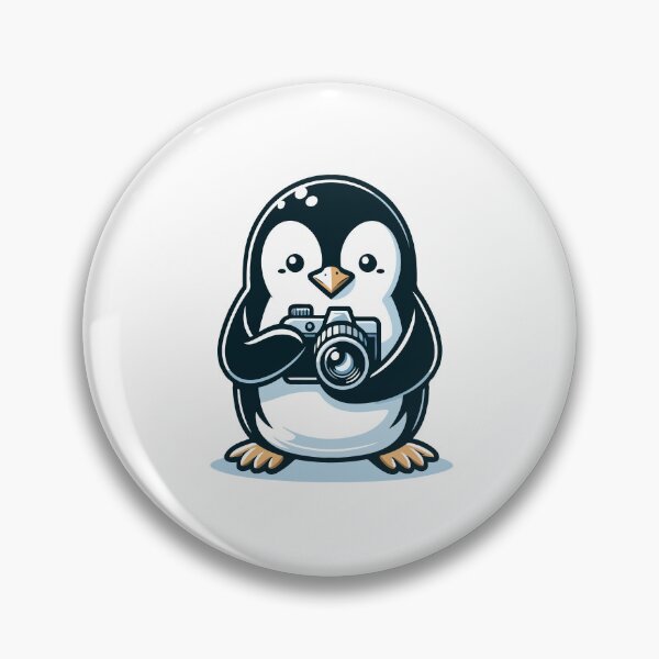 Item preview, Photographer Penguin with Camera - Cute and Fun Animal designed and sold by Akioos.