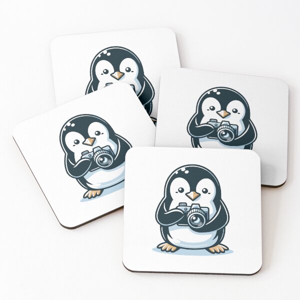 Item preview, Photographer Penguin with Camera - Cute and Fun Animal designed and sold by Akioos.