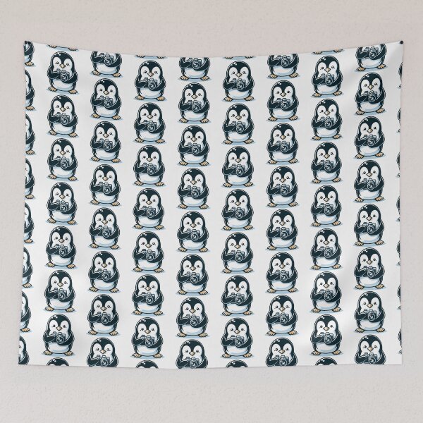 Item preview, Photographer Penguin with Camera - Cute and Fun Animal designed and sold by Akioos.