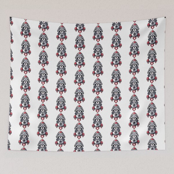 Item preview, Space Raccoon in Rocket Ship - Cute and Fun Astronaut Animal designed and sold by Akioos.
