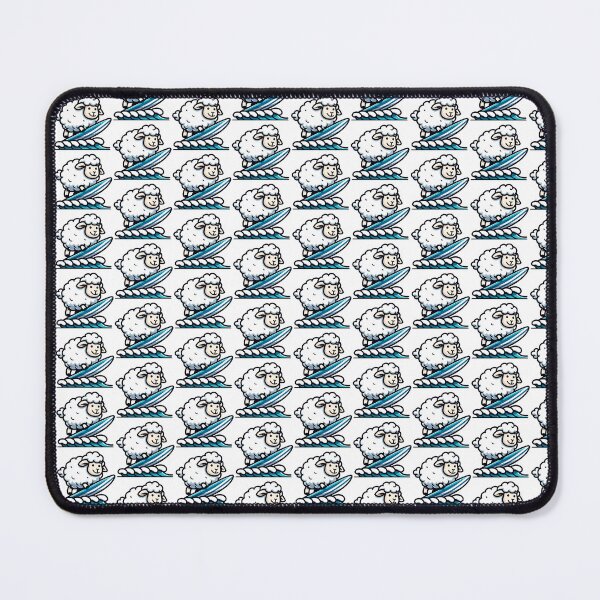 Item preview, Surfing Sheep Riding the Waves - Fun and Quirky Animal designed and sold by Akioos.
