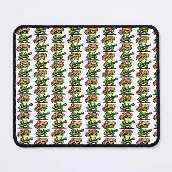 Item preview, Musical Frog with Sombrero and Guitar - Fun Mexican Music designed and sold by Akioos.