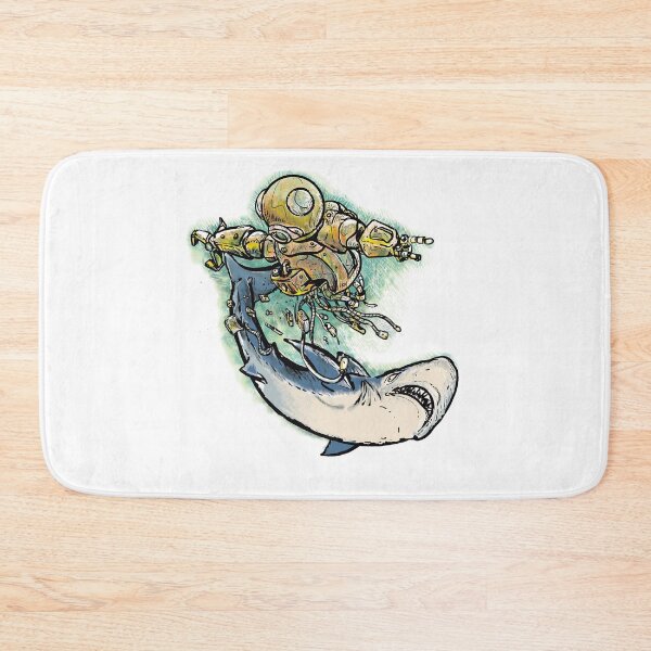 Item preview, The shark against the machines designed and sold by Ema-Bubble.