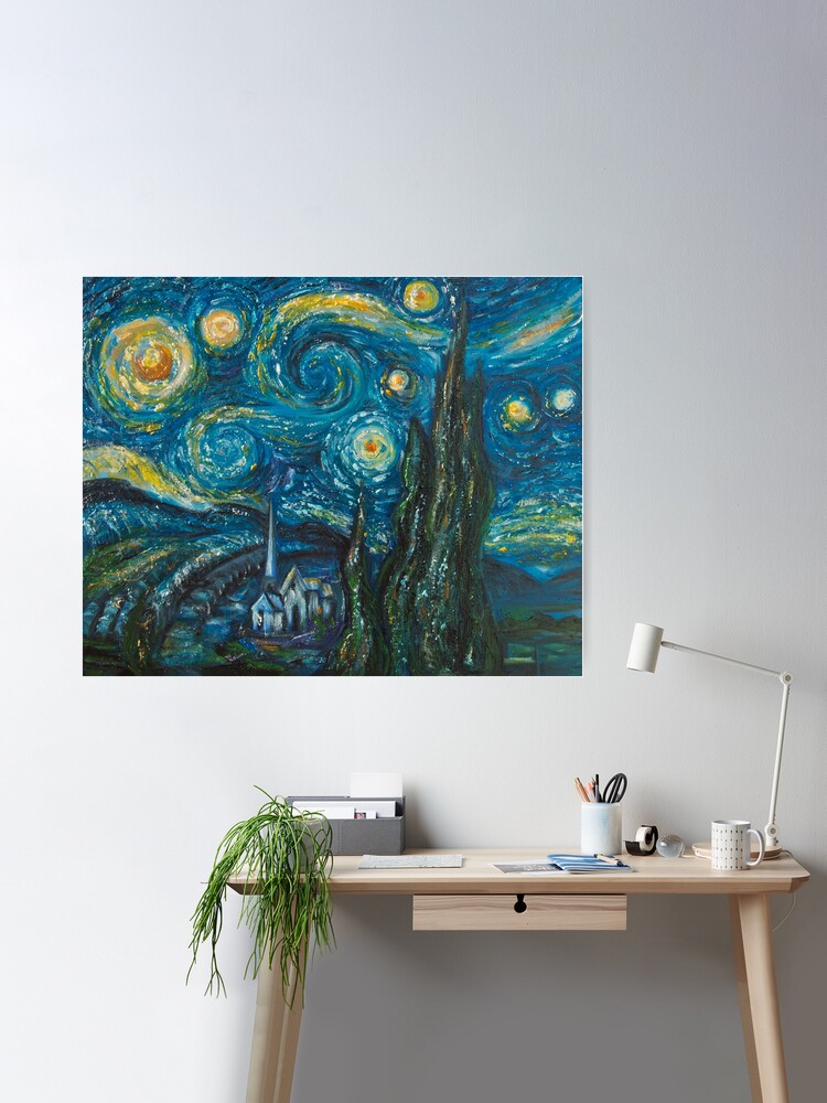 Denver Starry Night - Canvas Print - Night Light Designs