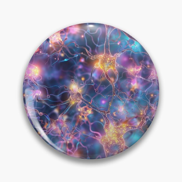 Item preview, Geeky Nerdy Glowing Embers Neural Network Synapses designed and sold by GroovyPixels.