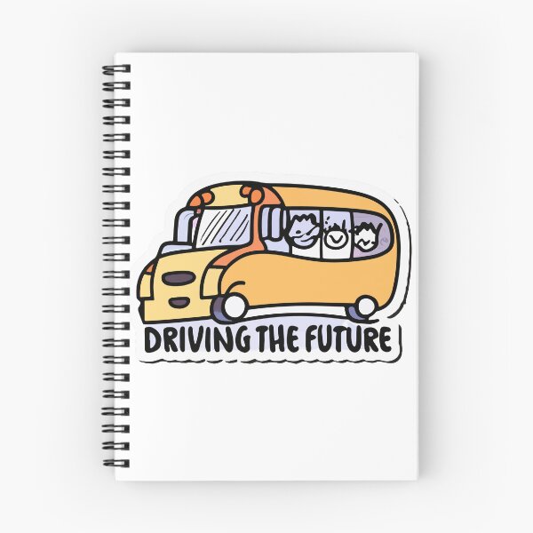 Item preview, Driving the Future - Cheerful School Bus and Children designed and sold by NiftyWrx.