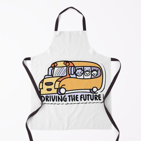 Item preview, Driving the Future - Cheerful School Bus and Children designed and sold by NiftyWrx.
