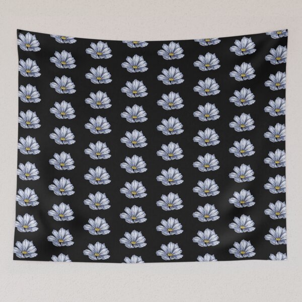 Item preview, Blue Flower Head, Freehand Digital Drawing, Floral Art designed and sold by JoyfulWhimsy.