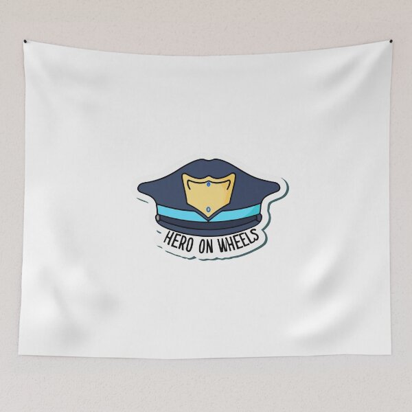 Item preview, Hero on Wheels - School Bus Driver Cap Illustration designed and sold by NiftyWrx.