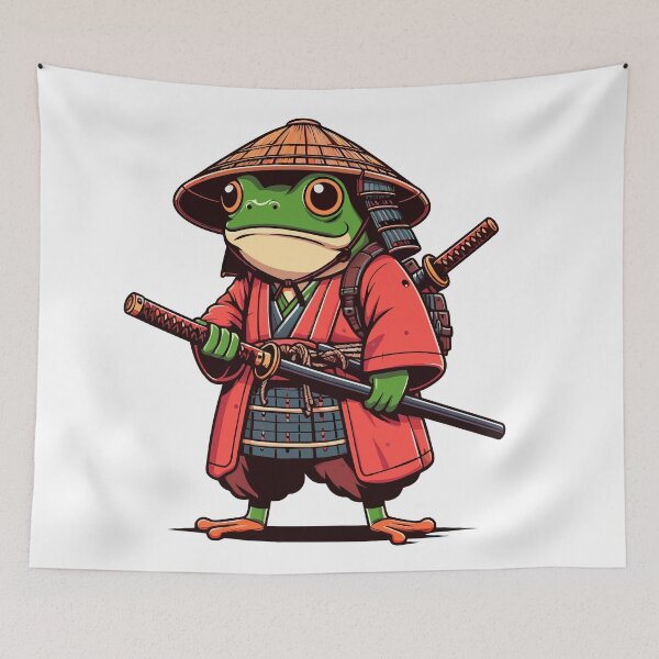 Item preview, Samurai Frog designed and sold by Designowner.