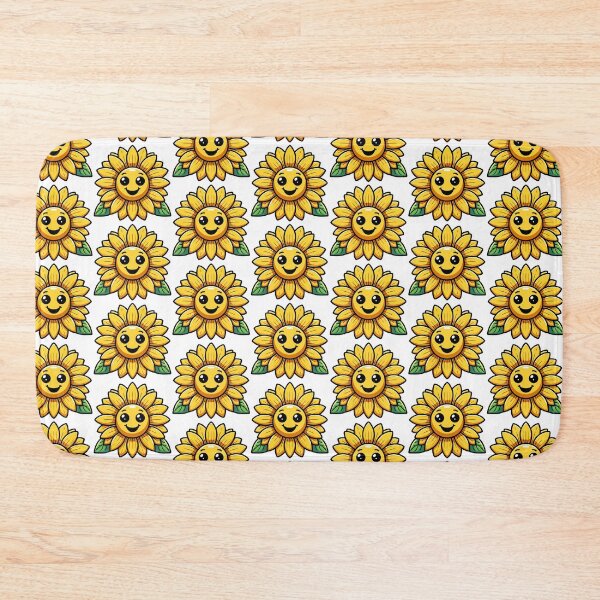 Item preview, Smiling Sunflower Cartoon - Bright and Cheerful Flower designed and sold by Akioos.