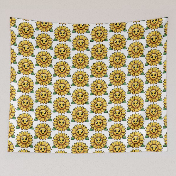 Item preview, Smiling Sunflower Cartoon - Bright and Cheerful Flower designed and sold by Akioos.
