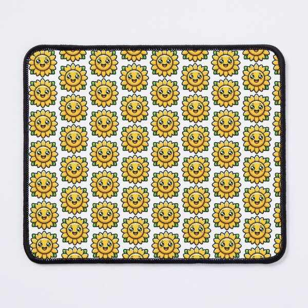 Item preview, Cute Smiling Sunflower - Cheerful Kawaii Flower designed and sold by Akioos.