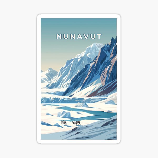 Artikel-Vorschau von Reiseposter „Wildnis von Nunavut“, designt und verkauft von YegMark.