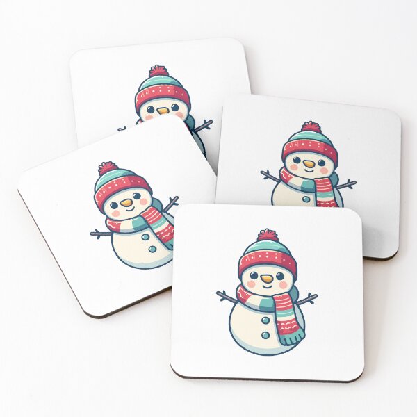 Item preview, Cute Snowman in Winter Hat and Scarf - Festive Holiday designed and sold by Akioos.